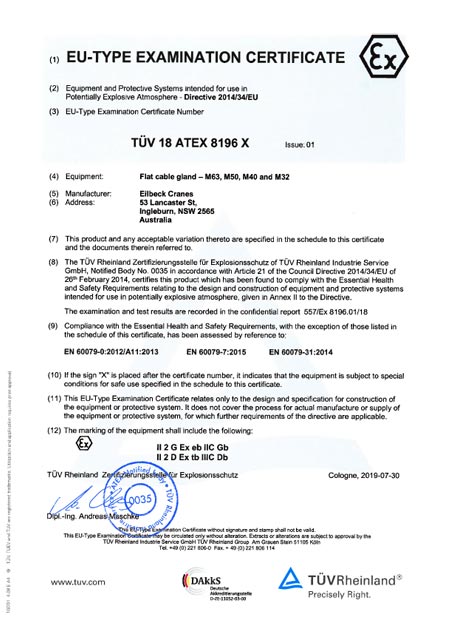 ATEX Certificate